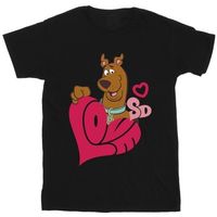 dessins animes camiseta love heart para nina