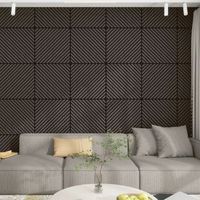 set de 8 paneles acusticos vang 3d 288 m lamas diagonales - roble gris neuholz