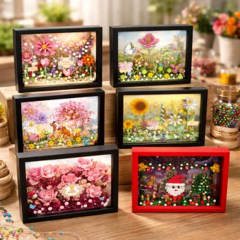 Set de Bloques de Construcción 3D Creativos MOC con Diseño de Flores, Rompecabezas de Flores DIY con Base, Decoración para Pared y Escritorio, Regalo para Niñas