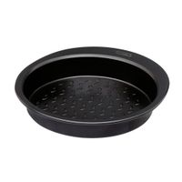 molde tarta hondo acero negro 22 cm