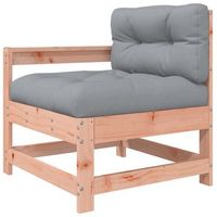 sillon de jardin  silla de jardin  silla de exterior con cojines madera maciza de abeto douglas