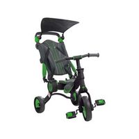 triciclo galileo negro-verde plegable
