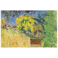 legendarte - cuadro lienzo impresion digital - escaliers dans le jardin de lartiste - pierre bonnard - decoracion pared cm 40x60