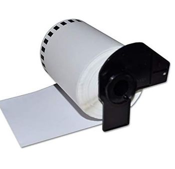 Compatible Brother DK-11202 Label Tape (62mm x 100mm) Black on White x 300