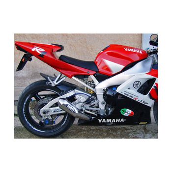 Silenciador de escape Yamaha YZF-R1 -'01 Mass Cafe Racer Curve