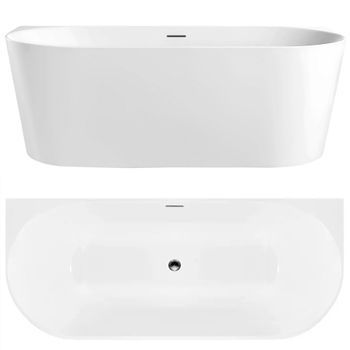 Bañera Rea Capri Slim 170 White