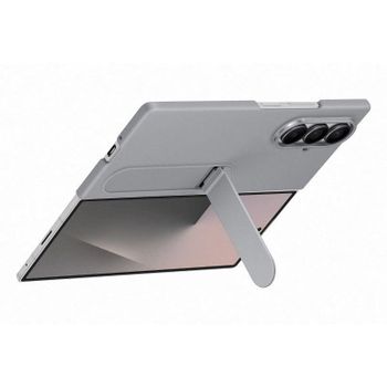 Samsung Funda Silicona gris y protector de pantalla para Z Fold7