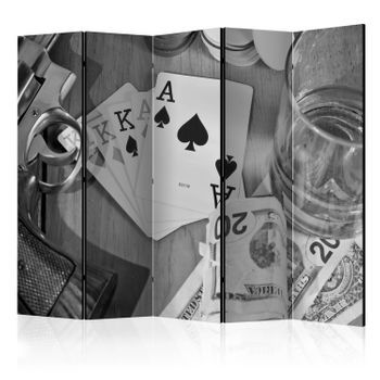 Biombo - Cards: Black And White Ii [room Dividers]