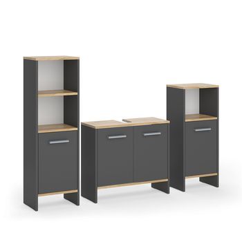 Conjunto De Muebles De Baño Karli 3 Piezas Vicco