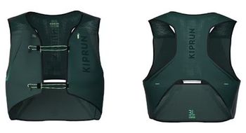 Chaleco de hidratacion kiprun race 900 3l verde