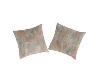 funda de almohada 2   khaure beigerosaazul 65x652 cm