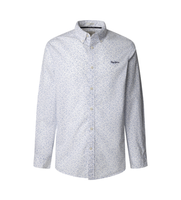 pepe jeans para hombre pm308826 camisa anson blanco xxl casual algodon manga larga
