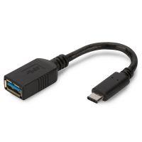 digitus cable usb otg usb30microusb 15cm negro