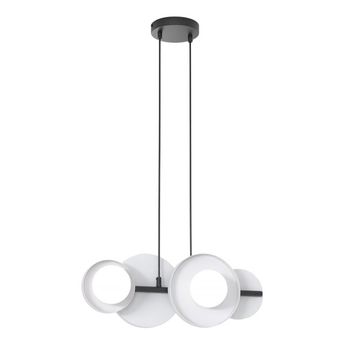 Lámpara colgante aurevo gris (4 luces)