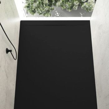 Plato De Ducha Resina Cover Negro  90x200cm