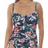 Port Maria Underwired Twist Front Tankini Top