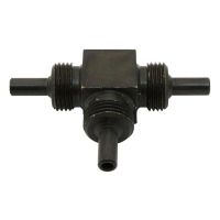 conexion manguera de freno allegri 3 vias recta m10x1 macho alu negro
