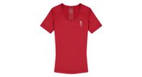 camiseta de manga corta para mujer champion c tech rojo
