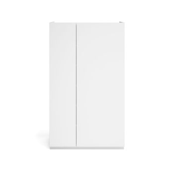 Zapatero de melamina blanco veteado 122x70x35 cm