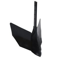accesorio para arado de metal negro vidaxl