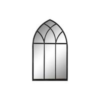espejo metal 36x2x65 ventana negro