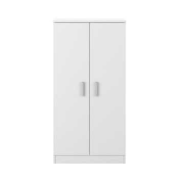 Zapatero 2 puertas 6 estantes - a108 cm - blanco