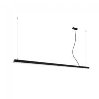 lampara de techo led pinne negro 50w
