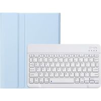 fgns funda con teclado espanol n conpatible para sam galaxy tab s8s7 11 sm-t870t875t876t878x700x706 carcasa pu delgada rotectora con ranura de lapiz con teclado bluetooth desmontable