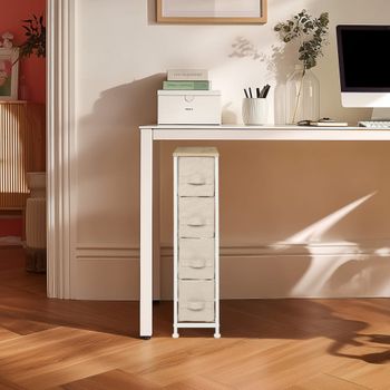 Cómoda tela beige