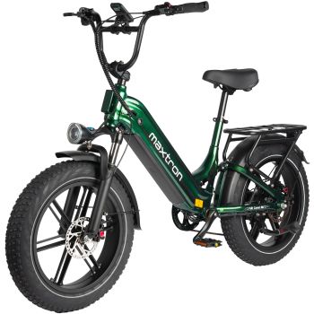 [EU DIRECT] MAXTRON Camello Bicicleta eléctrica 48V 18Ah 250W Motor 25Km/h Velocidad máxima 20 pulgadas Neumáticos grues