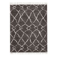 alfombra de pelo largo oregon gris  140x200 cm
