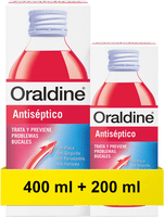 oraldine colutorio antiseptico y antifungico con hexetidina 400 ml  200 ml