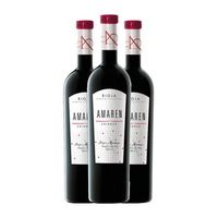 amaren vino tinto rioja crianza 75 cl 14 vol pack de 3 unidades