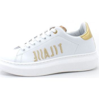 Alviero Martini Deportivas Moda Sneaker Retro Gold White N0285-578P para mujer