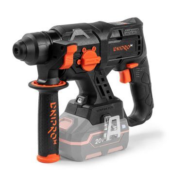 Dnipro-m Martillo Perforador Sds Plus 20v Brushless 1,7j, 4 Modos, 4500 Ipm, Ø22mm Hormigón, Luz Led, Sin Batería Ni Cargador – Dhr-201bc