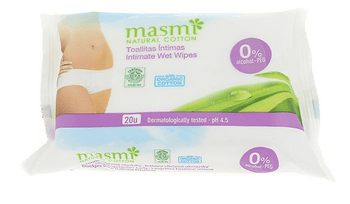Masmi Toallitas Intimas 0% Alcohol 20 uds