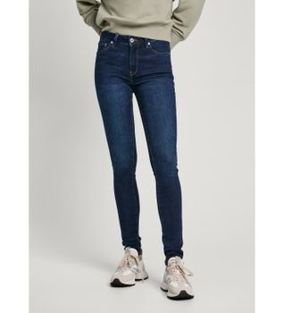 Pepe Jeans para mujer. PL204728CU1 Jeans Skinny Mw azul (25/30), Casual, Algodón, Denim, Sostenible
