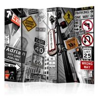 biombo - new york signs ii 225x172 cm