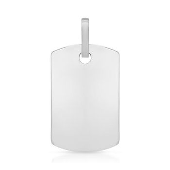 Colgante moderno de plata 925