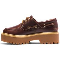 timberland nauticos stone-street-platform-boat-shoe-for-women-in-dark-brown para mujer