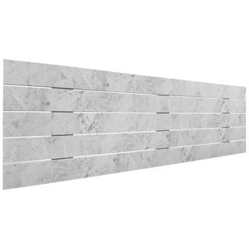 Cabecero De Madera Reciclada Dm Estilo Palet Horizontal 150x46cm Camas 150/160 - Acabado Mármol