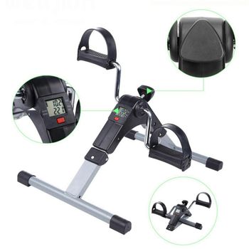 Mini stepper de acero para ejercicios de fitness, entrenador de piernas con pedal, entrenador cardiovascular, ejercitador de piernas para usar en casa, para ejercicios en la oficina, entrenamiento al