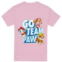 dessins animes camiseta go team paw para hombre