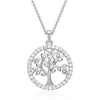 cadena con colgante del arbol de la vida plata 925
