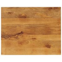 tablero de mesa rectangular madera maciza mango 110x80x25 cm vidaxl