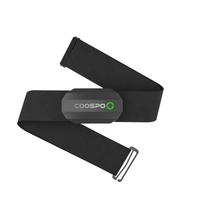 coospo h808s sensor de ritmo cardiaco correa para el pecho monitor hrm ant  bluetooth con ip67 para peloton zwift ddp yoga wahoo polar beat