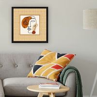 cuadro decorativo enmarcado scam1818678983-5252 multicolor 52x52 cm
