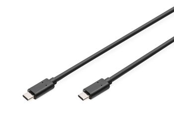 USB Type-C connection cable type C to C M/M 1 8 m 3 A 480 MB Versi n 2.0 negro