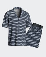 pijama corto de punto de hombre en algodon lyocell
