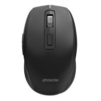 raton phoenix m120 inalambrico 24 ghz 1600 dpi clics silenciosos negro